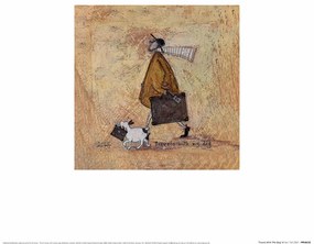Kunstdruk Sam Toft - Travels With The Dog, (30 x 30 cm)