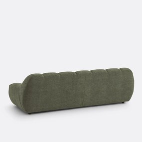 4-zitsbank, chenille fluweel met reliëf, Nuria