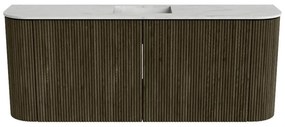 Mondiaz Joya DLux 105cm toiletmeubel ronding links/rechts shadow met wastafel faye midden 1 kraangat opalo