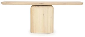 Eleonora Leon Design Wandtafel Eiken Hout Naturel - 200 X 45cm.