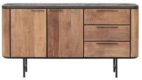 DTP Home Soho Dressoir Met Ronde Hoeken 160 Cm - 160x45x85cm.