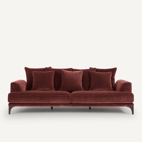 Bank, 3- of 4-zits, fluweel, ARMENTO