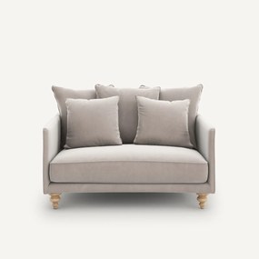 2-zits compact fluwelen bank, Lazare