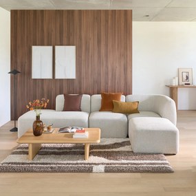 Hoogpolig vloerkleed, abstracte motieven, Belsa
