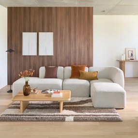 Hoogpolig vloerkleed, abstracte motieven, Belsa