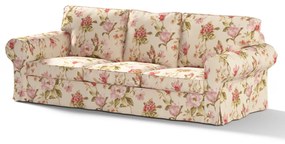 Dekoria Ektorp hoes 3-zits slaapbank nieuw model (2013), crème-roze