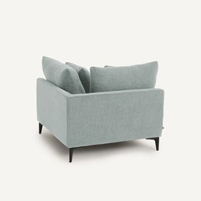 Hoekbank van gevlochten polyester, MODERNISTE, ontwerp Emmanuel Gallina