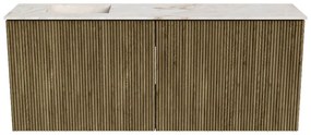 Mondiaz Joya DLux 100cm toiletmeubel dusk met wastafel faye links 1 kraangat frappe
