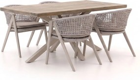 Diningset Manifesto | 4 personen | Tuinset aluminium | 5-delig | Kees Smit Tuinmeubelen