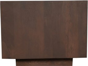 Starfurn Livia Houten Blok Salontafel Walnoot - 56 X 56cm.