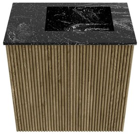Mondiaz Joya DLux 40cm toiletmeubel dusk met wastafel faye rechts zonder kraangat lava