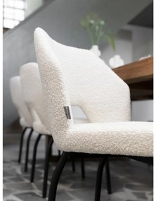 Must Living Bloom Moderne Eetkamerstoel Boucle Naturel