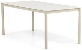 Dining Tuintafel rechthoekig 180 x 90 cm Aluminium/keramiek Taupe Como