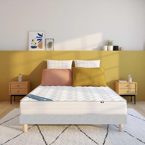 588 stevige veren matras + bodemset