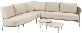 Florence hoek loungeset 5 delig latte rope Taste 4SO