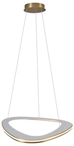 Design hanglamp goud 3-staps dimbaar - Organico