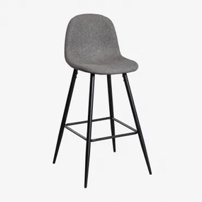 Verpakking Van 2 Glamm Hoge Krukken Grijs – Antraciet & ↑75 Cm & Zwart - Sklum