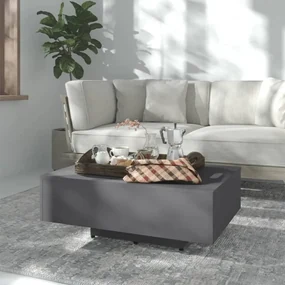 vidaXL Salontafel 85x55x31 cm spaanplaat grijs