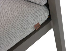 Tuinset 6 personen 240 cm Aluminium/rope Taupe Santika Furniture Santika