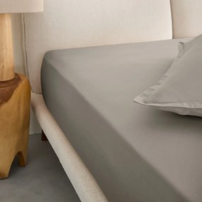 Hoeslaken, gewassen katoensatijn, omslag 30 cm, Saria