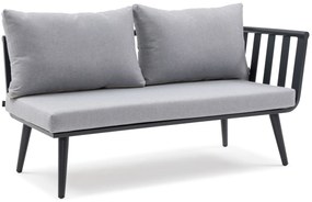 Hoek loungeset 5 personen Aluminium Grijs  De Laan Projects