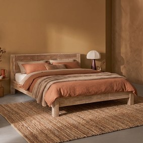 Kare Design Puro High Bed Masssief Mangohout 160 Cm