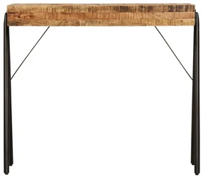 vidaXL Wandtafel 80x40x75 cm massief mangohout