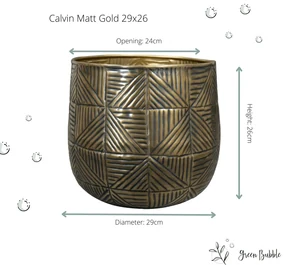 Pot Calvin matt gold