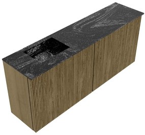 Mondiaz Joya DLux 100cm toiletmeubel dusk met wastafel faye links 1 kraangat lava