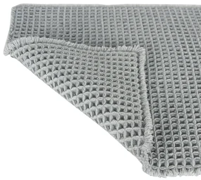 Differnz Wafel badmat 50x80cm grijs