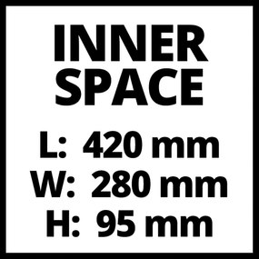 Einhell E-case S-F Stapelbare Systeemkoffer met Foam