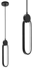 APP851-CP ZWARTE LED-plafondlamp