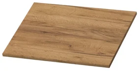 Fontana Bano toiletmeubel ribbelfront warm eiken 40x22cm met mat witte waskom