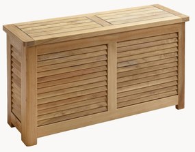 Smalle opbergkist Storage van teakhout