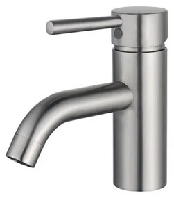 Fortifura Calvi Wastafelkraan - 14.8cm - opbouw - Geborsteld RVS PVD (RVS) SW377856
