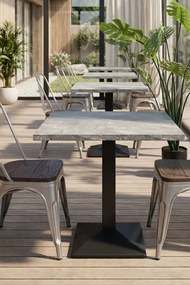 Kuat Zwart 70 cm tafel