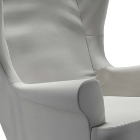 Dekoria IKEA hoes voor Strandmon fauteuil, lichtgrijs