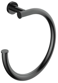 Hotbath &More handdoekring gepolijst zwart PVD