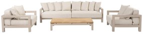 4 Seasons Outdoor Raffinato 4-zits loungebank latte SALE  Loungebank    beige weerbestendig