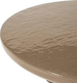 Ronde Glanzende Salontafel - 80 X 80cm.