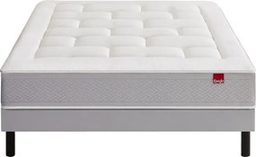 Set van pocketveringmatras met 5 zones en gestoffeerde lattenbodem, l'Etoile