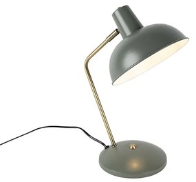 Smart tafellamp met dimmer groen met brons incl. Wifi P45 - Milou Retro E14 rond Binnenverlichting Lamp