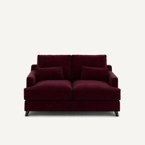 Compacte bank in fluweel, Alwine