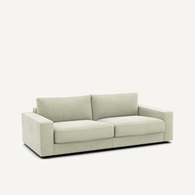 Slaapbank in stonewashed fluweel, SKANDER