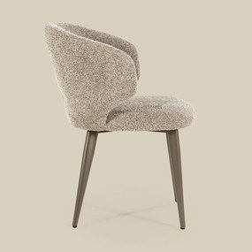 Eleonora Mateo Bruin Potige Eetstoel Taupe