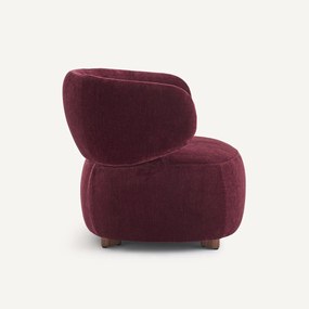 Fluwelen fauteuil, MODALIE, ontwerp Emmanuel Gallina