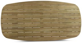 Tuinset 6 personen 240 cm Aluminium/rope Taupe Santika Furniture Santika