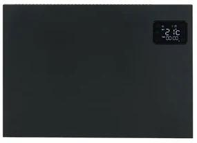 Eurom Alutherm 800XS Convectorkachel - 56.1x42.9cm - IP24 - 800watt - wifi - vloer/wand- Horizontaal - metaal - mat zwart 360547