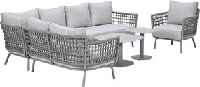 Garden Impressions Maud loungeset 7-delig - taupe