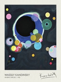 Kunstreproductie Several Circles (1922), Wassily Kandinsky